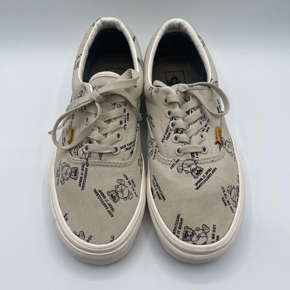Vans Era Men's Casual Skate Shoes Size M/8.5 - W/10 White Canvas Terra - Picture 3 of 9